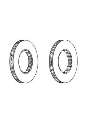 спирачен диск FCR259A