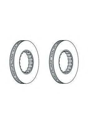 спирачен диск FCR328A