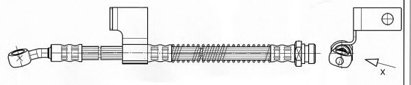 спирачен маркуч FHY3129