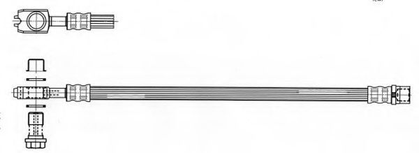 спирачен маркуч FHY3179