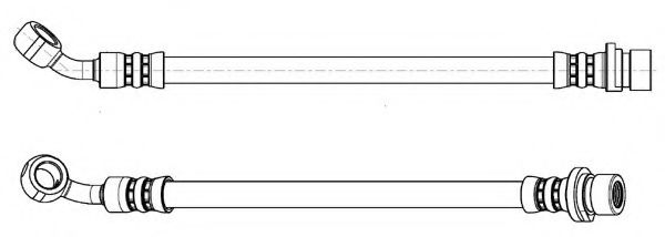 спирачен маркуч FHY3254