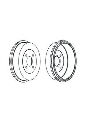 спирачен барабан FDR329191