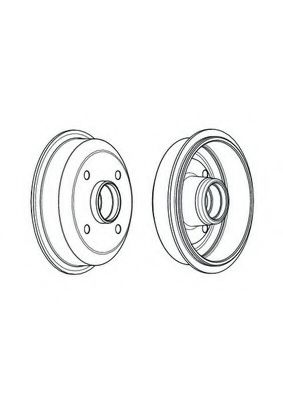 спирачен барабан FDR329197