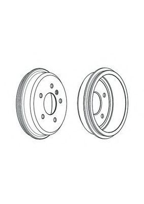 спирачен барабан FDR329240