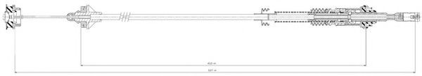 въжен механизъм, задействане на съединителя FCC422740