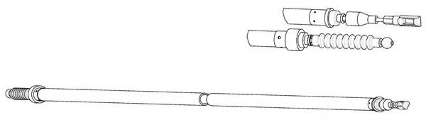 жило, ръчна спирачка FHB432938