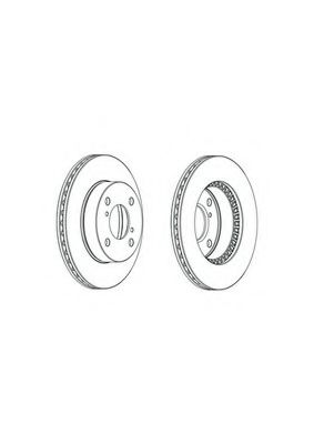 спирачен диск DDF1960C