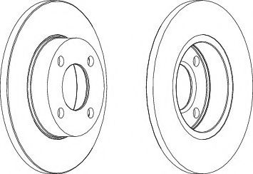 спирачен диск DDF048C