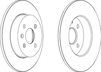 спирачен диск DDF1313C