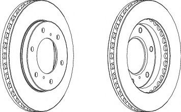 спирачен диск DDF1818C