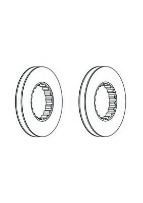 спирачен диск FCR334A