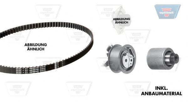 водна помпа+ к-кт ангренажен ремък