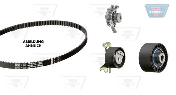 водна помпа+ к-кт ангренажен ремък