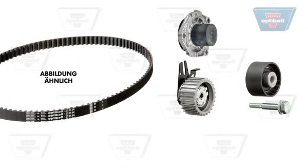 водна помпа+ к-кт ангренажен ремък