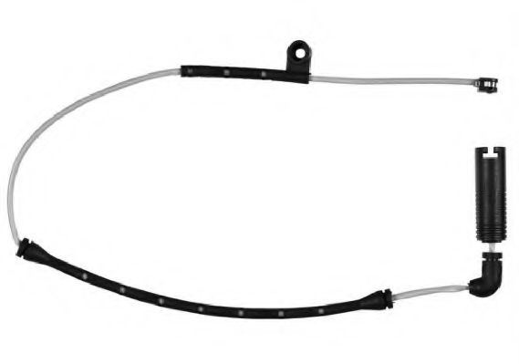 предупредителен контактен сензор, износване на накладките A 00 249