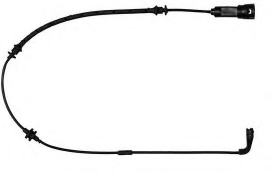 предупредителен контактен сензор, износване на накладките A 00 252