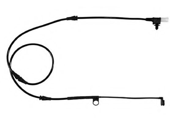 предупредителен контактен сензор, износване на накладките