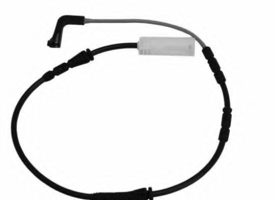 предупредителен контактен сензор, износване на накладките