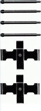 комплект принадлежности, дискови накладки A 02 226