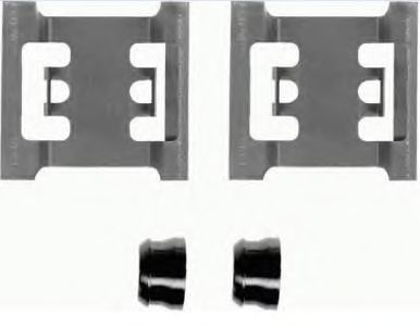 комплект принадлежности, дискови накладки A 02 254