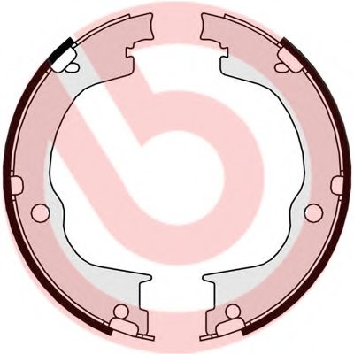 комплект спирачна челюст, ръчна спирачка S 10 515