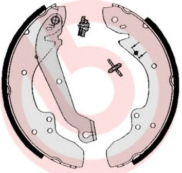 комплект спирачна челюст S 23 567