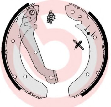 комплект спирачна челюст S 24 506