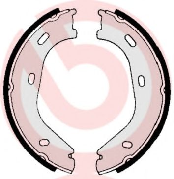 комплект спирачна челюст, ръчна спирачка S 50 501