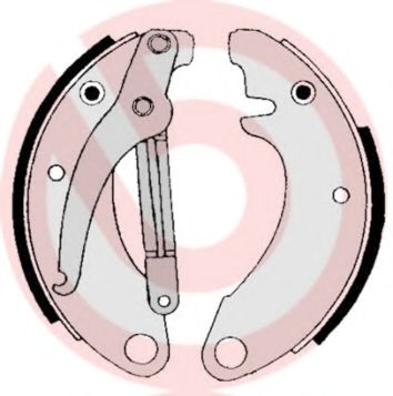 комплект спирачна челюст S 61 501