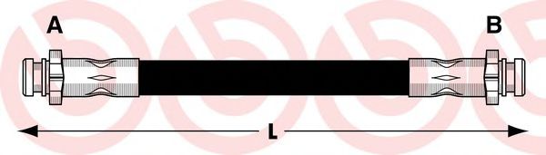 спирачен маркуч T 15 001