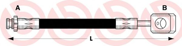 спирачен маркуч T 15 002