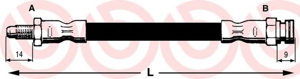 спирачен маркуч T 23 122