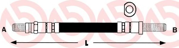 спирачен маркуч T 24 004