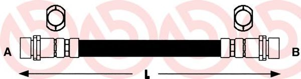 спирачен маркуч T 24 020