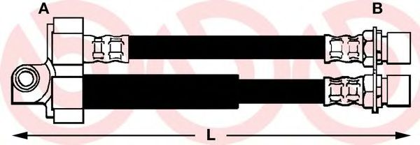 спирачен маркуч T 24 053