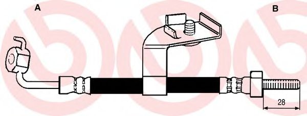 спирачен маркуч T 24 087