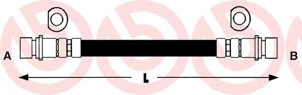 спирачен маркуч T 28 015