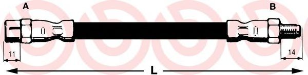 спирачен маркуч T 50 009