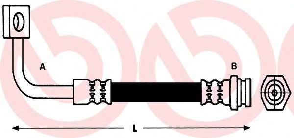 спирачен маркуч T 56 152