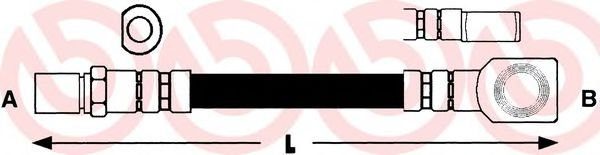 спирачен маркуч T 59 052