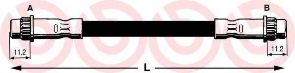 спирачен маркуч T 68 068