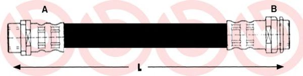 спирачен маркуч T 85 110