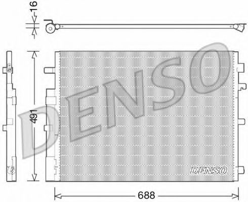кондензатор, климатизация DCN23050