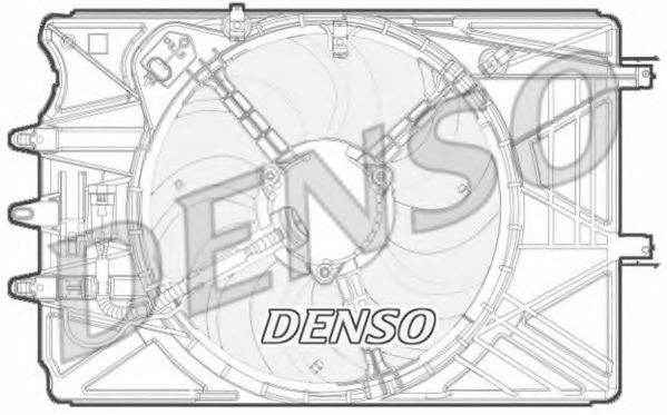 вентилатор, охлаждане на двигателя DER09070