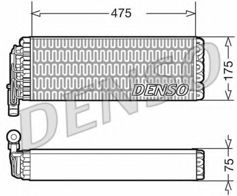 изпарител, климатична система DEV12003