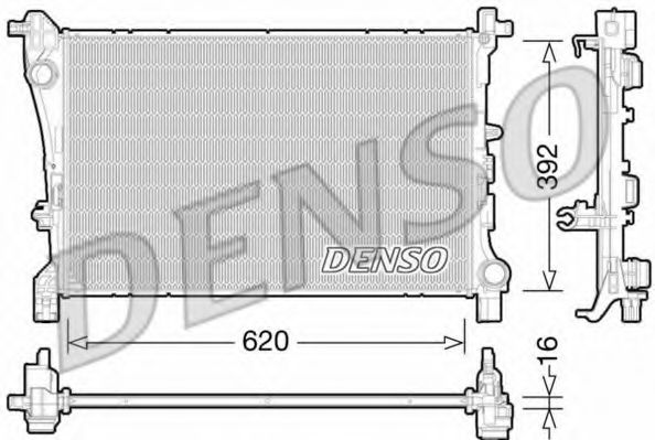радиатор, охлаждане на двигателя DRM09166