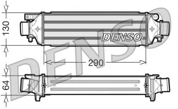 интеркулер (охладител за въздуха на турбината) DIT09113