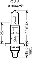 крушка с нагреваема жичка, фар за дълги светлини 64150ULT-01B