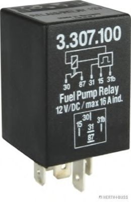 реле, горивна помпа