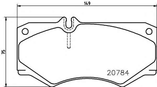 комплект спирачно феродо, дискови спирачки